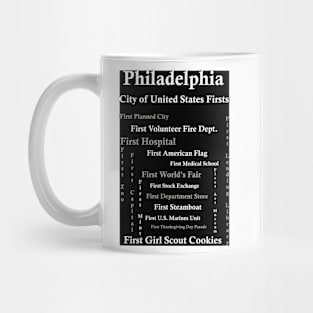 Philadelphia City of Firsts Mug